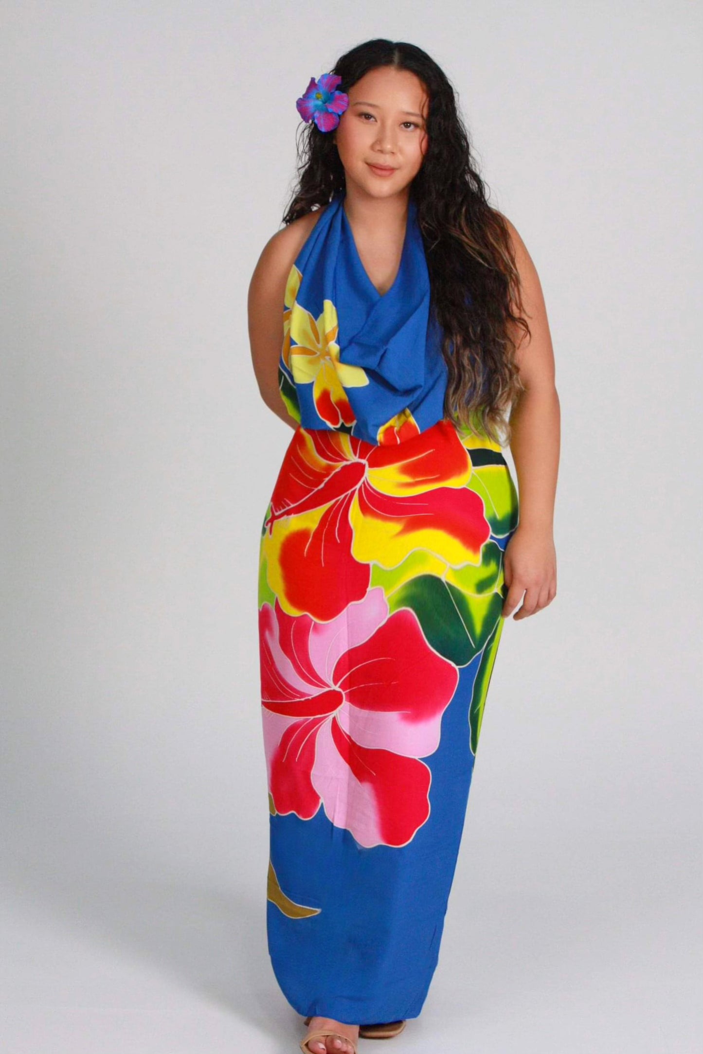 Lavalava-Ie Hawaiian Rayon Sarong