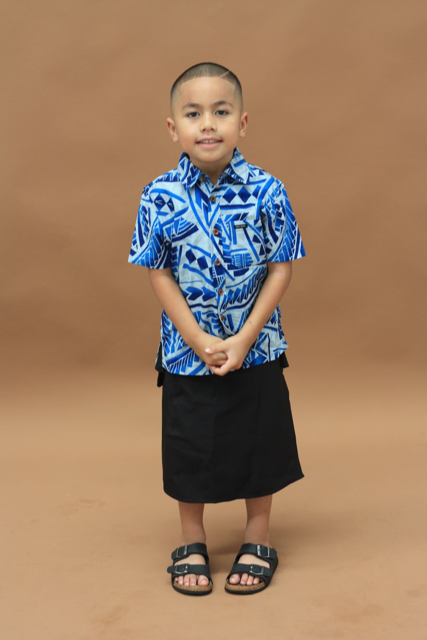 Kalavata Boy's Royal Blue Shirt FB1732