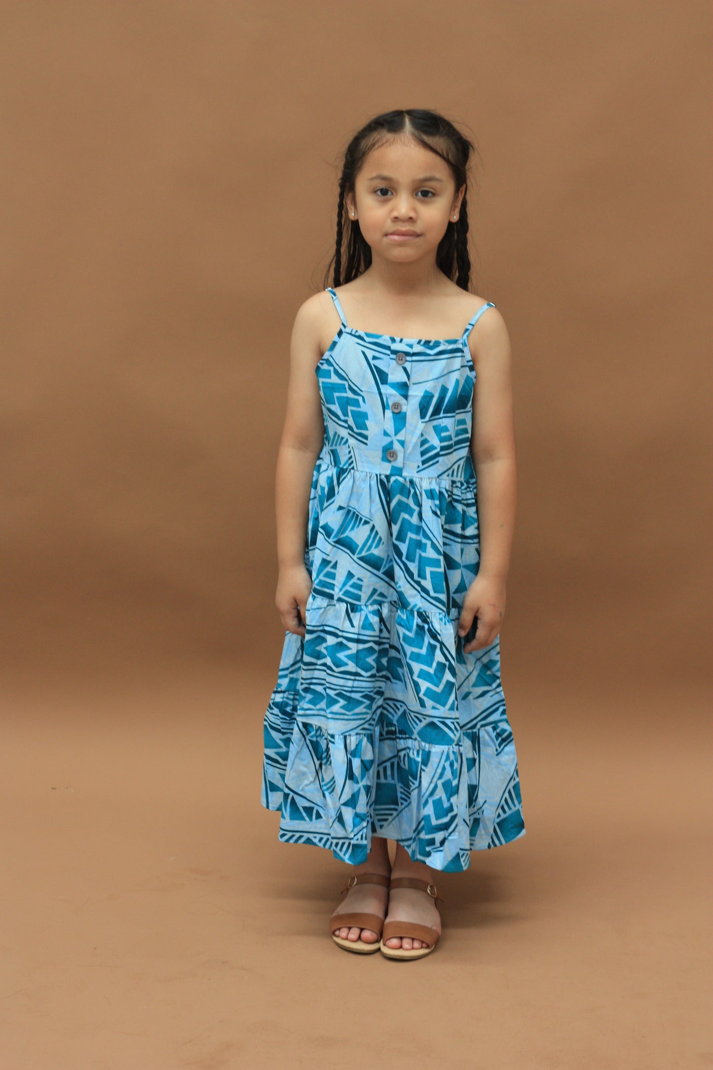 Kalavata Girl's Teal Dress