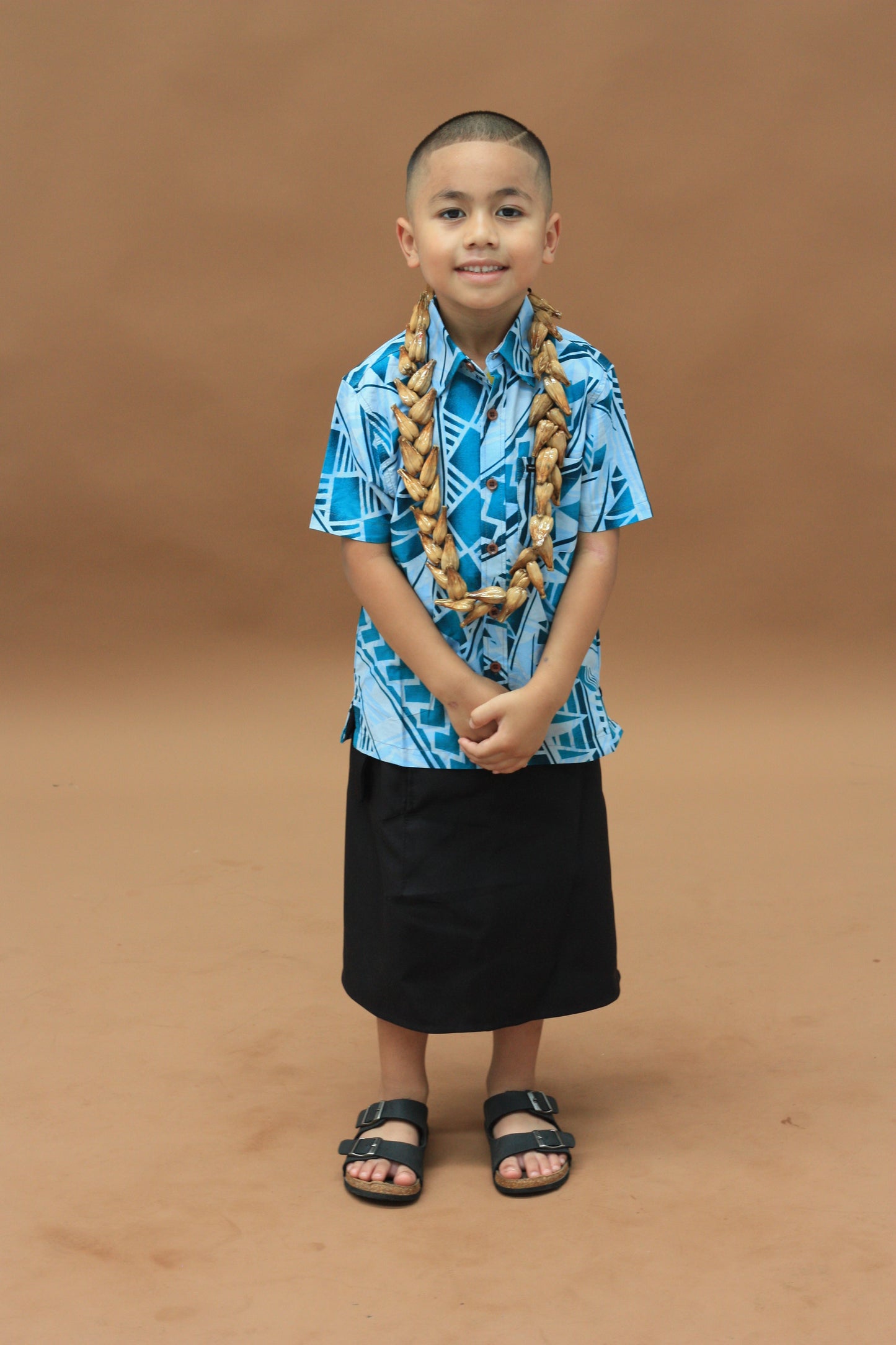 Kalavata Boy's Teal Shirt