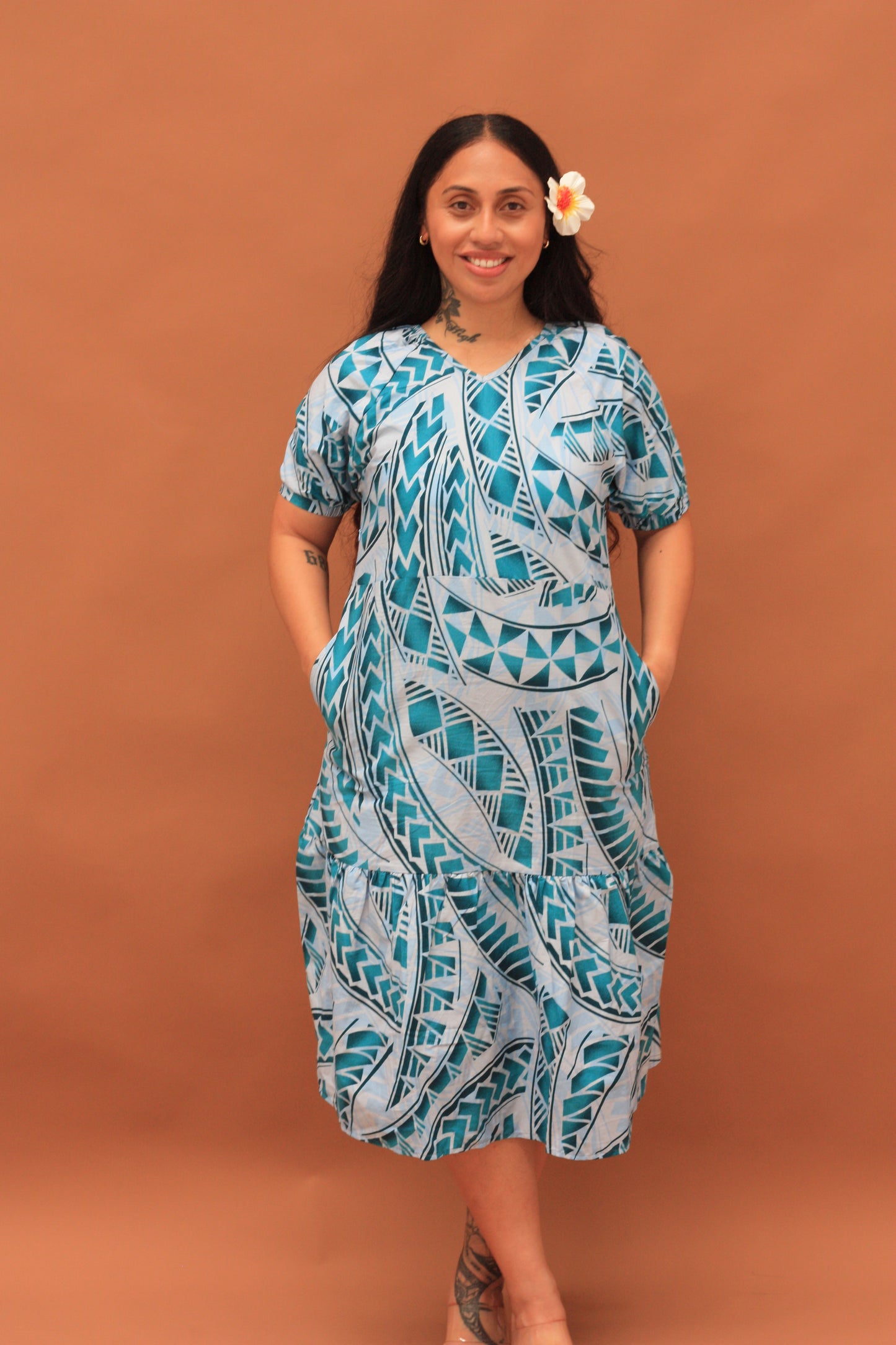 Kalavata Women's Teal Dress