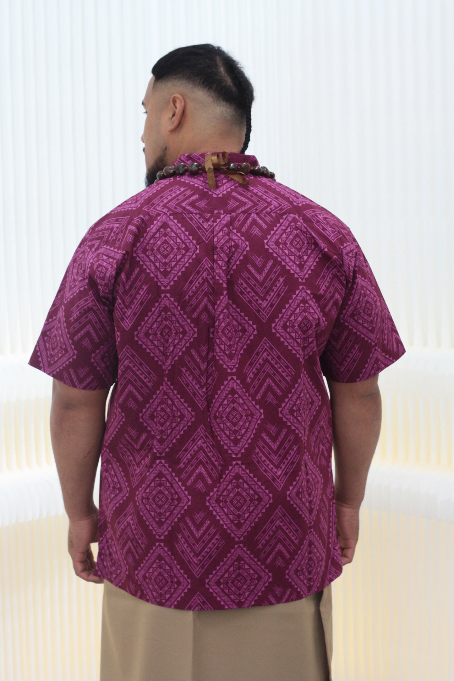 Tribal Origin Men's Elei Shirt ( Purple ) FB1398