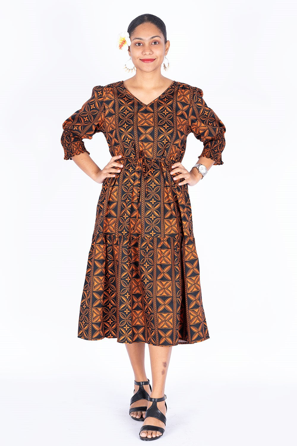 Tribal Origin Kalavata-Ioana Ladies Jolene Dress Black – Pacific Way ...